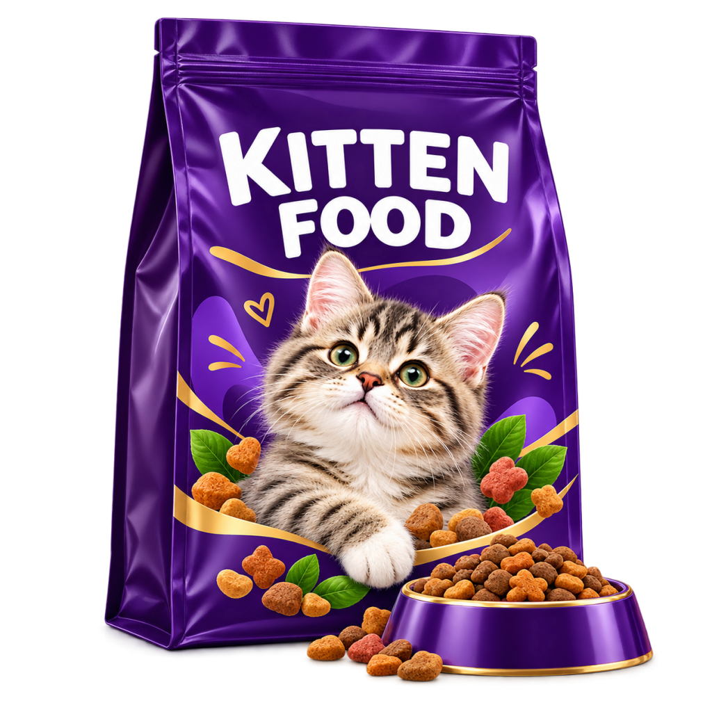 Illustration: kitten food