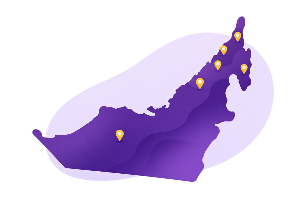 Illustration: uae map